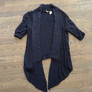 Moth | Open Front Cardigan | Short Sleeved